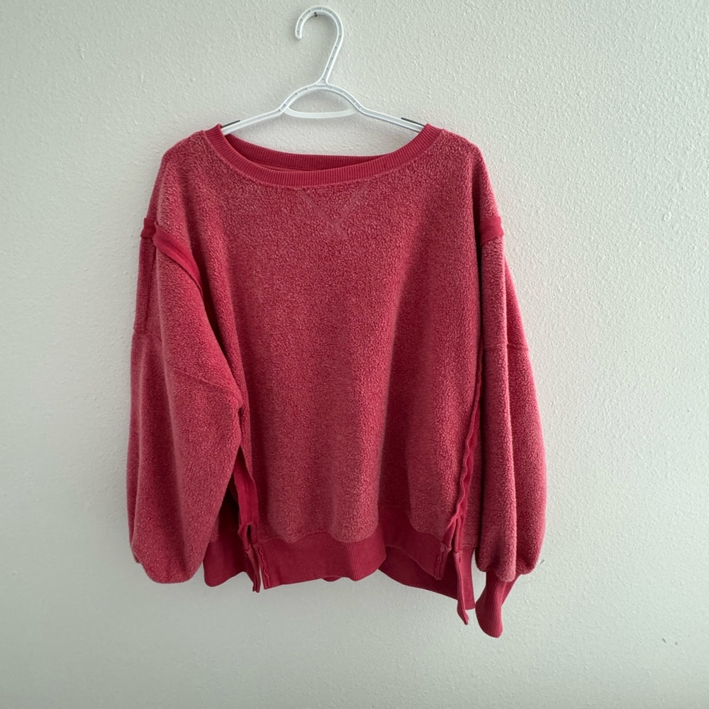 American Eagle inside out crewneck